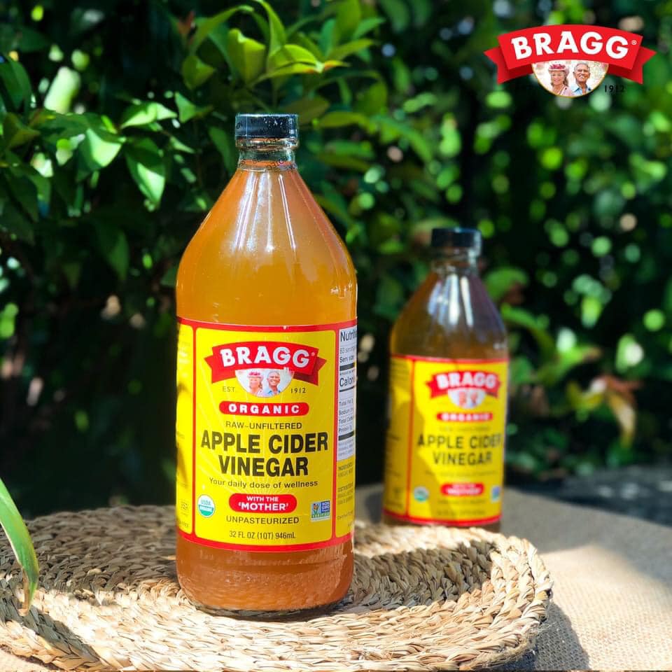 Giấm táo hữu cơ Bragg 946ml