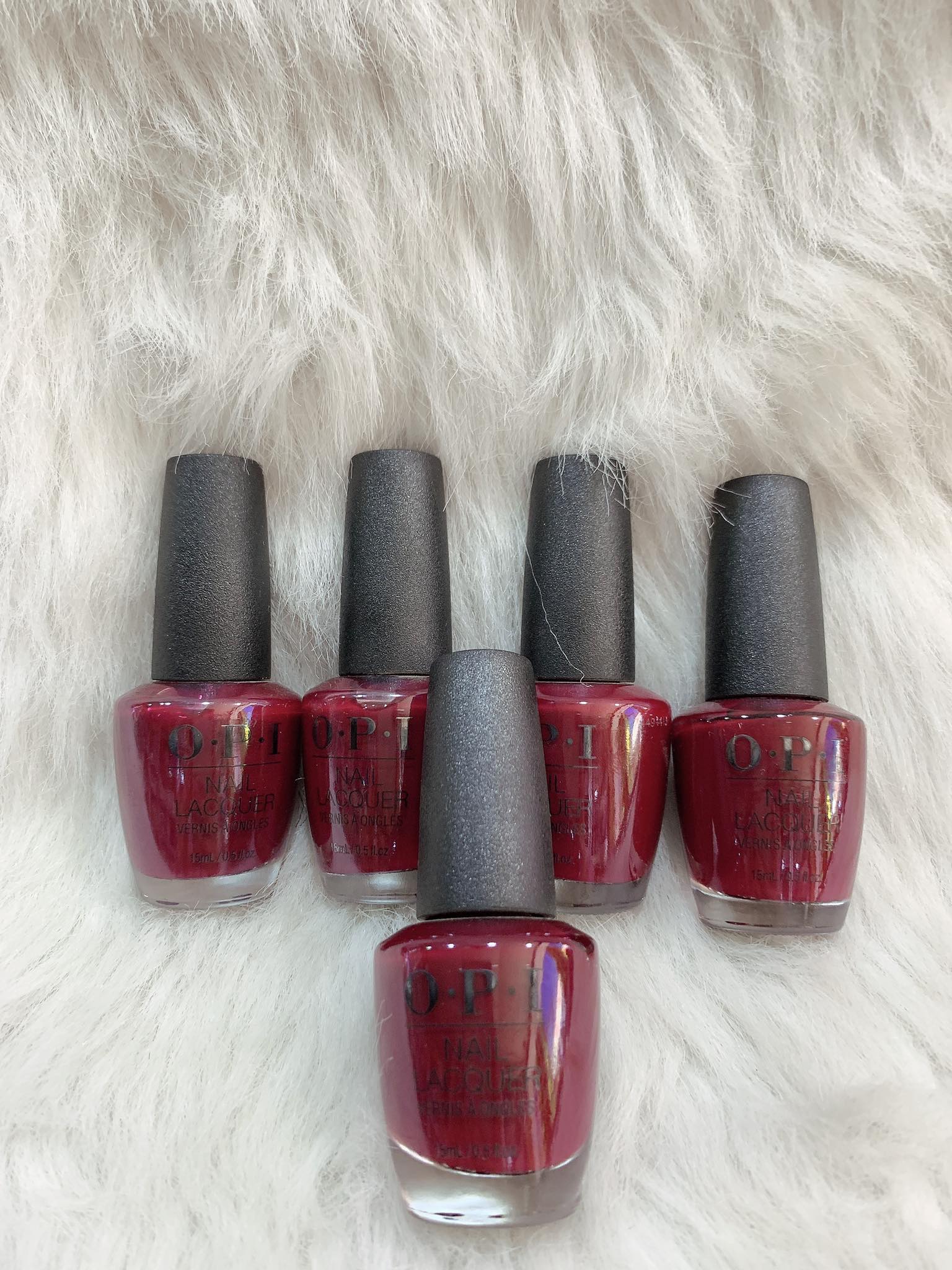 SƠN MÓNG TAY OPI 15ML TÔNG MÀU ĐỎ ĐÔ