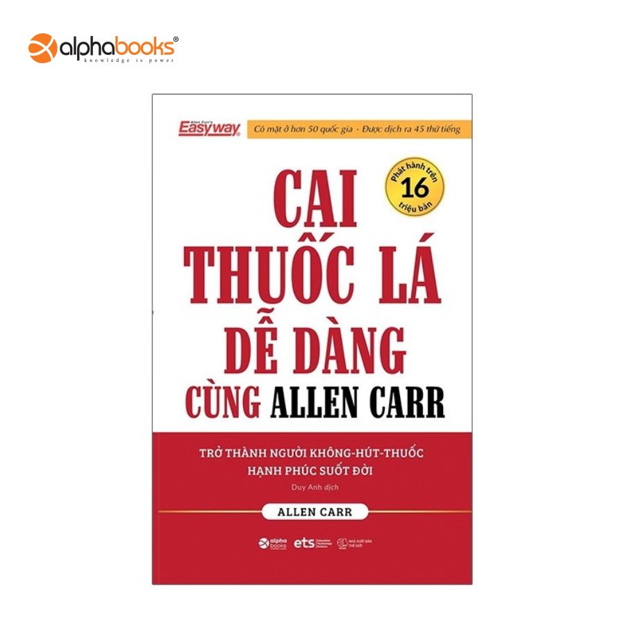 Sách Alphabooks - Cai Thuốc Lá Dễ Dàng Cùng Allen Carr