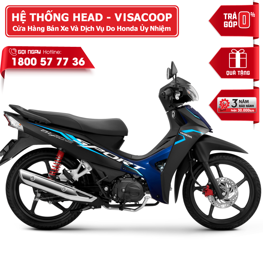 Xe máy Honda BLADE phiên bản Thể thao