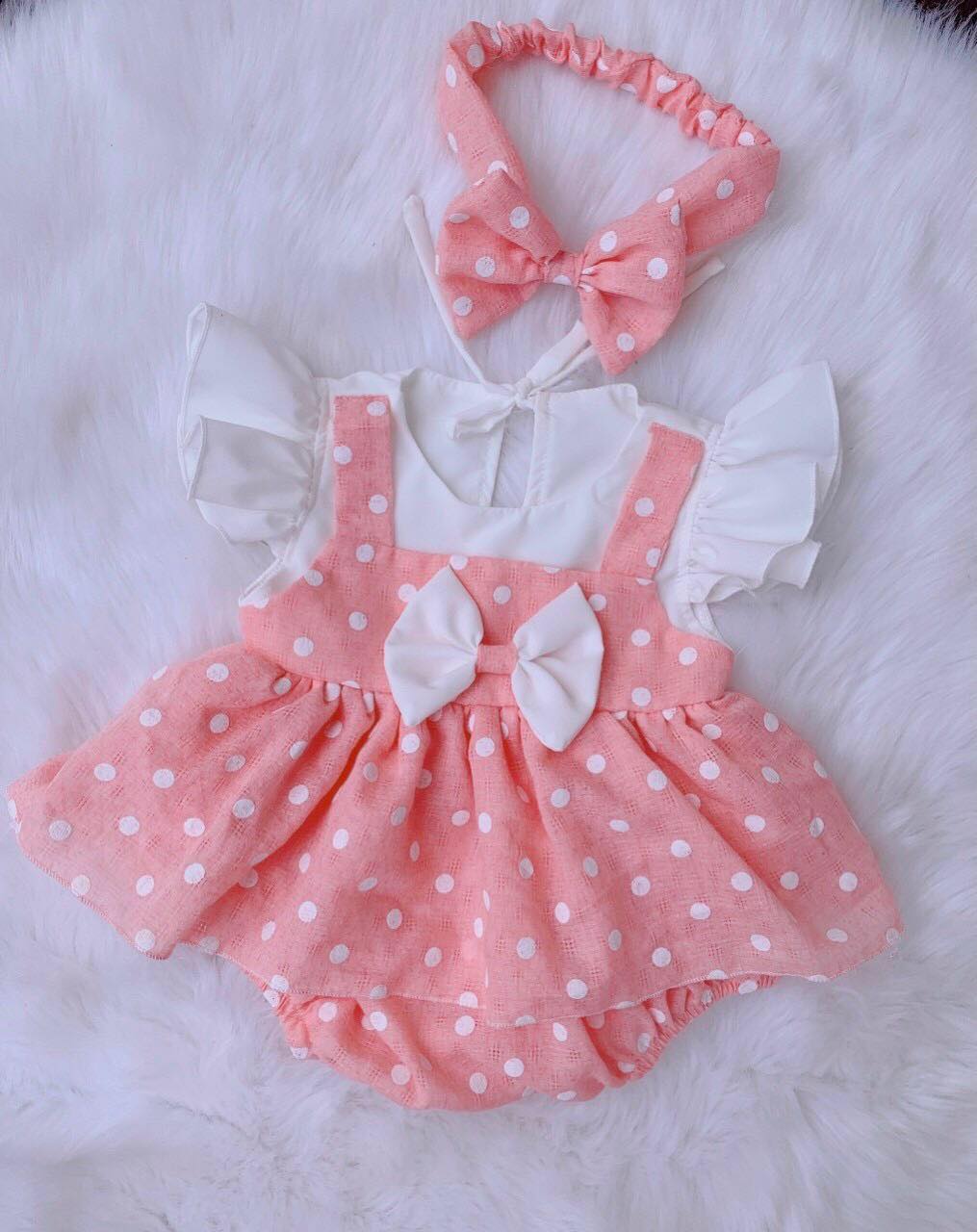 [ CÓ QUÀ TẶNG 💝] Body váy cho bé đầy tháng, thôi nôi
