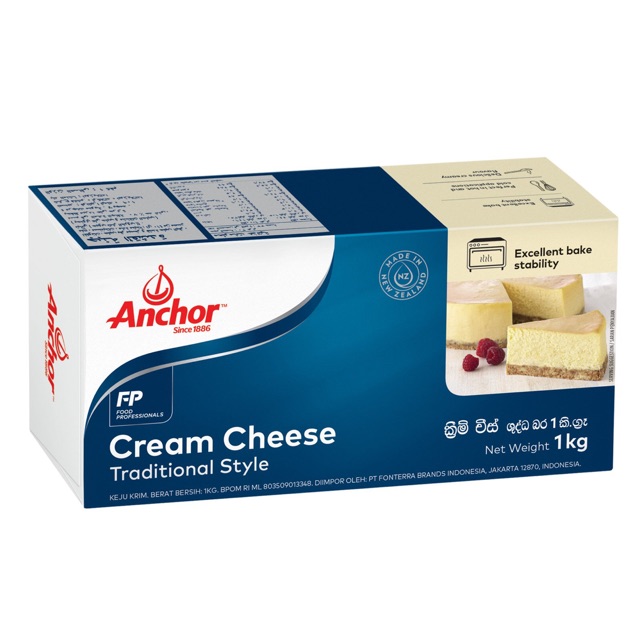 Phô Mai Kem Cream Cheese Anchor 1KG