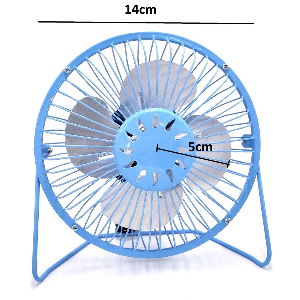 Quạt mini lồng sắt Lileng loại lớn 819 (Đường kính cánh quạt 15cm)