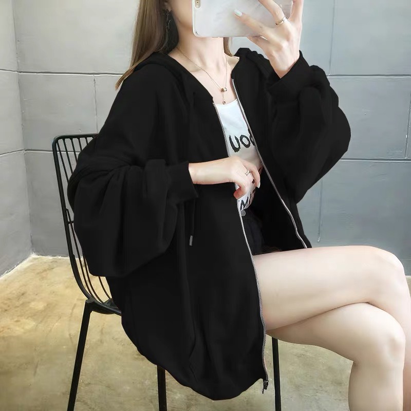 Áo khoác nỉ dây kéo siêu xinh