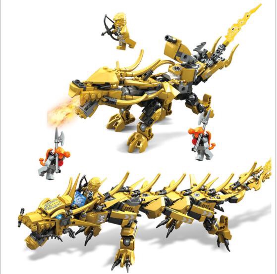 Lego Ninja rồng đỏ vàng