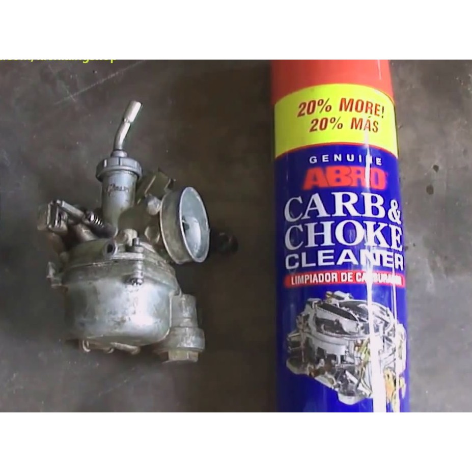 Chai xịt súc bình xăng con Abro Carb & Choke Cleaner 400ml