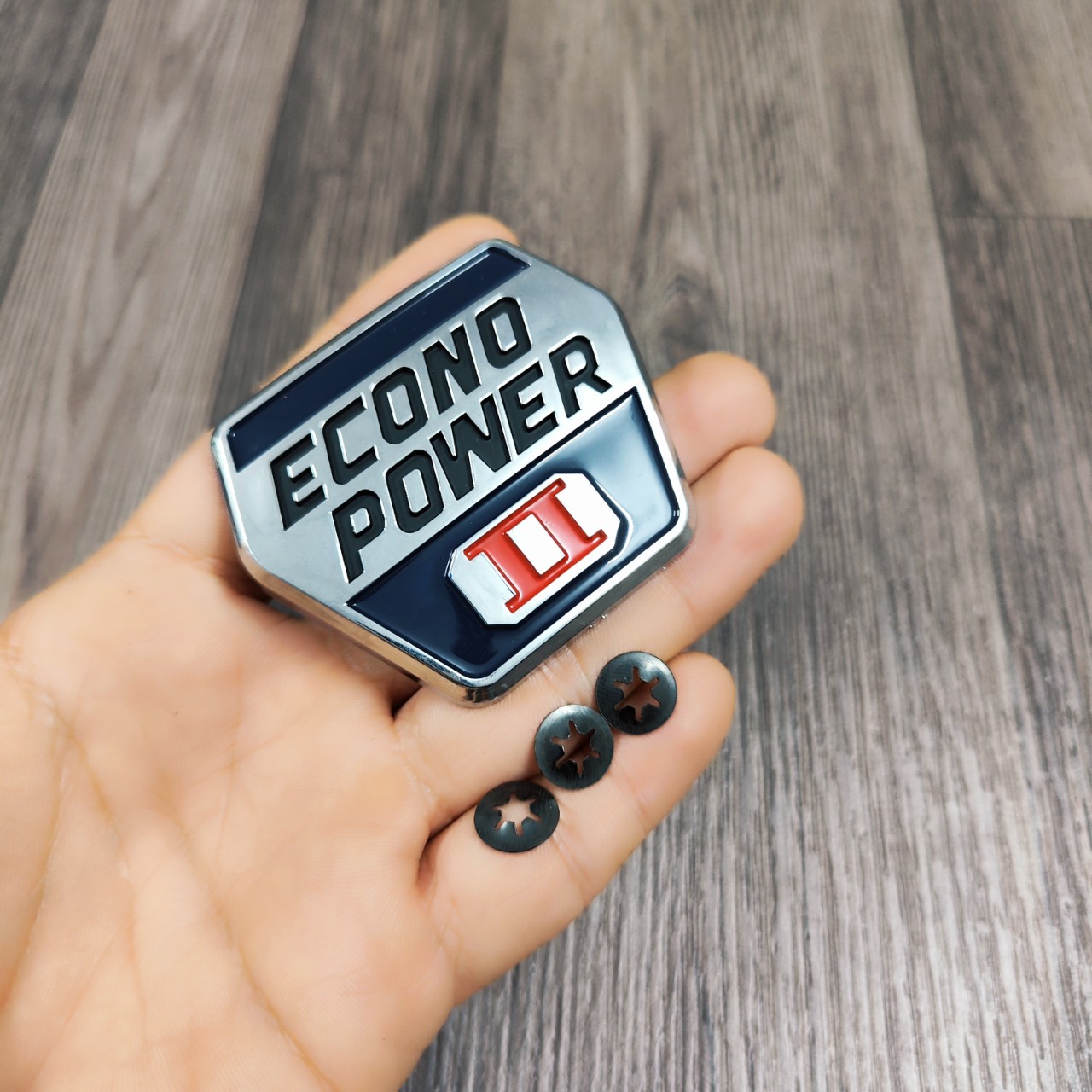 Tem ốp yếm, tem logo econo power trang trí cho dòng xe dream cao cấp siêu đẹp