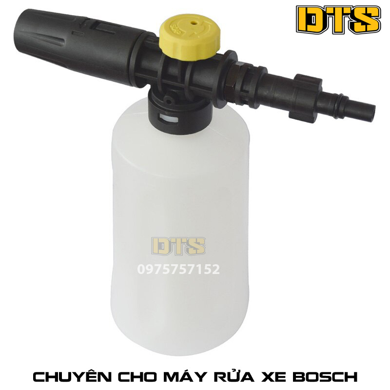 Bình tạo bọt tuyết 0.7L cho máy rửa xe áp lực cao B0sch AQT, máy rửa xe B0sch