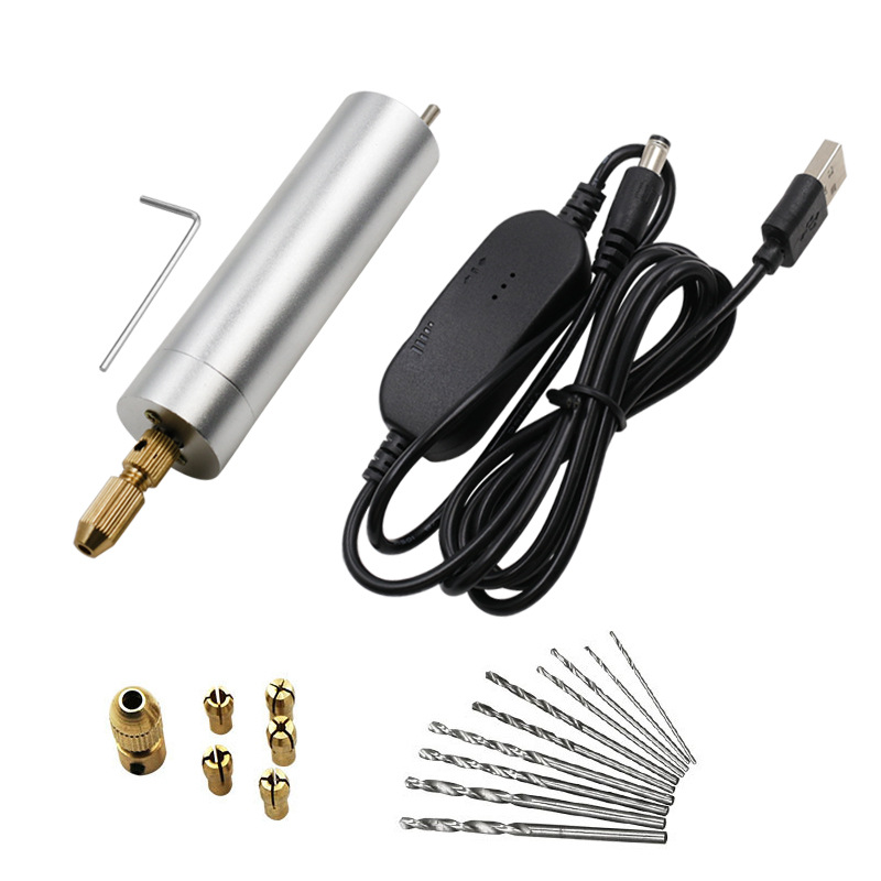 Bộ máy khoan mini cáp USB 5V DC