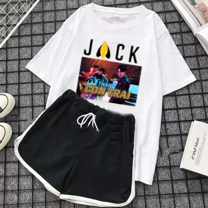 Áo Thun Jack ( Có Kèm Quần ) Cho Fan Đóm