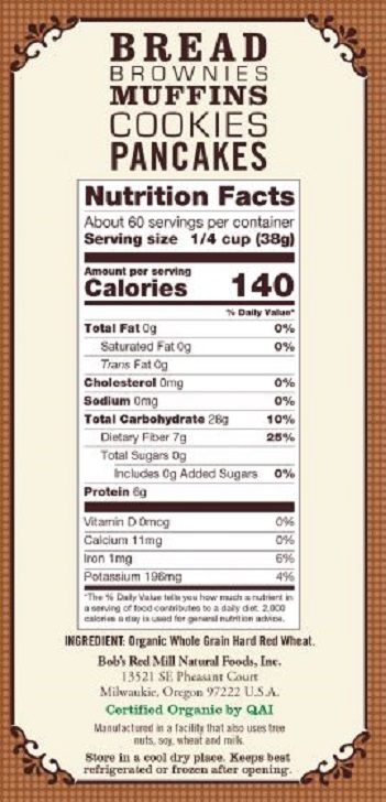 Bob's Red Mill Whole Wheat Flour (Organic)