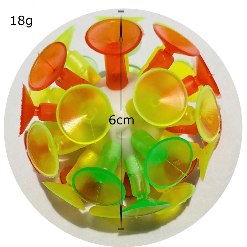 Plastic light-up sticky ball toy English teaching aids -Hause