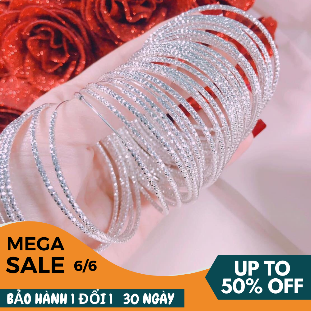 [HCM][RẺ KHỦNG HOẢNG] Vòng tay mạ vàng trắng vòng tay nữ đẹp xi bạch kim cao cấp dạng gợn sóng dát xoàn tấm đá pha lê sáng lấp lánh lung linh thiết kế sang trọng quý phái thời trang Trang sức GADO - đeo đi đám cưới vô cùng quý phái