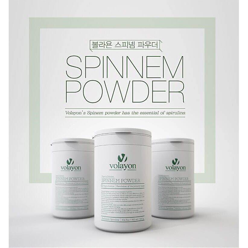 [Hoàn Tiền 8%]Mặt nạ bột tảo xoắn Volayon Spinnem Powder 500g