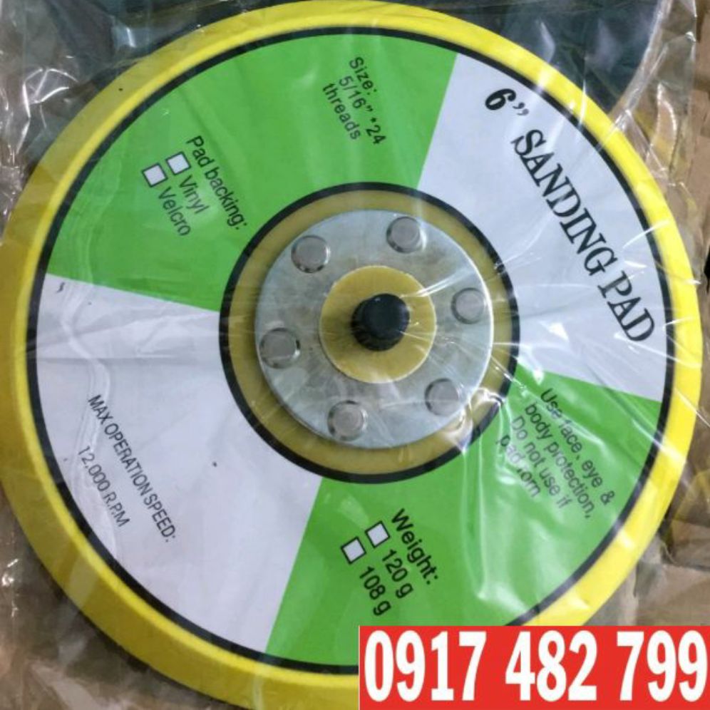 Đế chà nhám tròn 6 inh 150mm 15cm