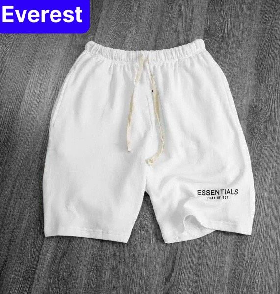 Quần sọt short lửng nam essential chất umi thun xốp thể thao thoáng mát cao cấp - Everest fashion