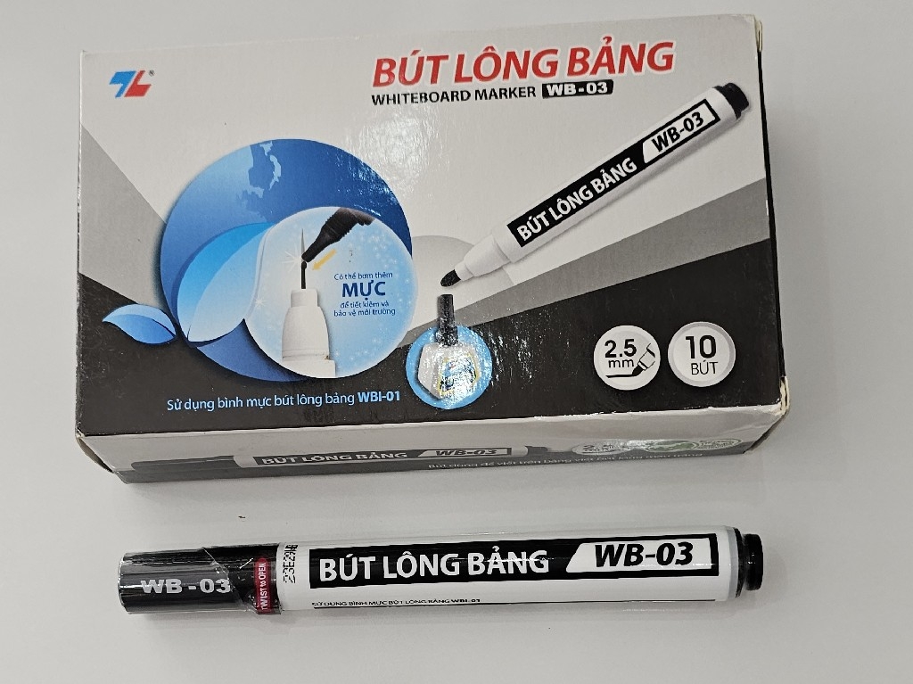 Bút Lông Bảng Thiên Long WB-03 (Mực Xanh, Đỏ, Đen)