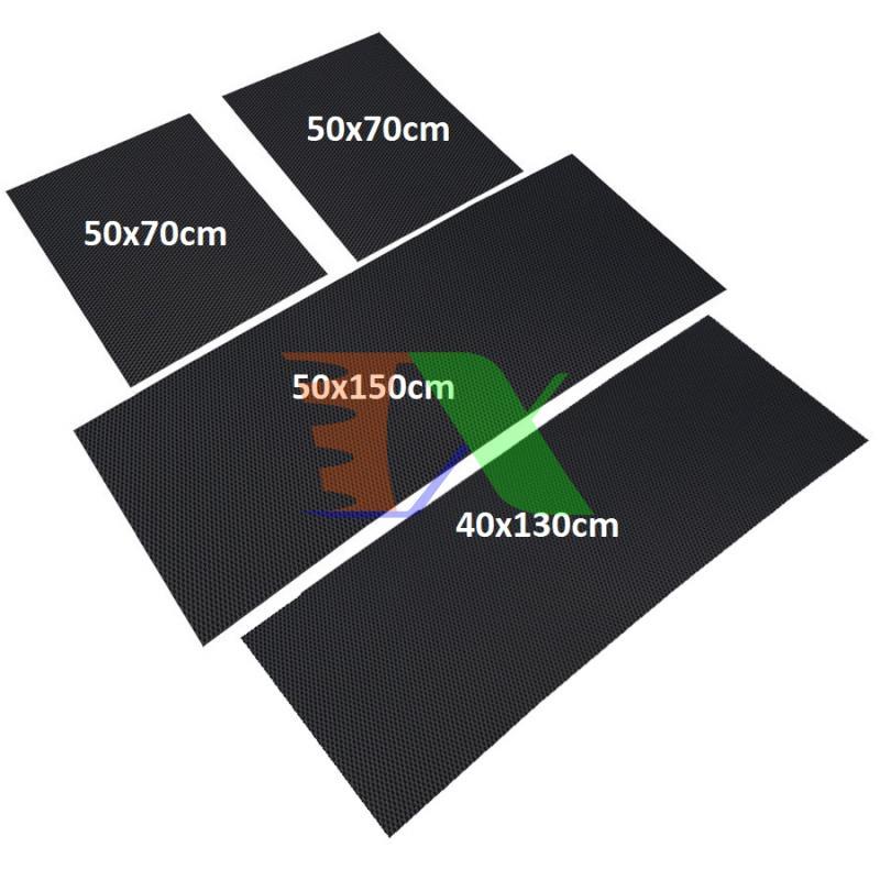 Set of 4 pieces of 7-floor automobile floor mats, 7-seater car floor mats T25.7 DIY, dirt-resistant rubber floor mats, cheap premium floor mats