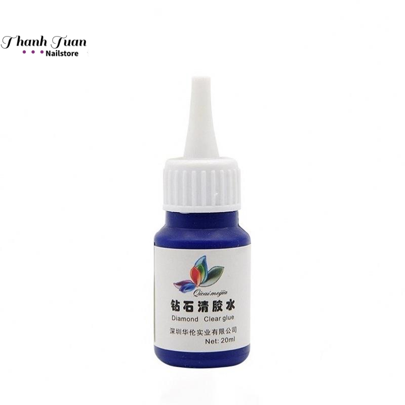 Nước sáng đá Diamond Clean Glue chai 20ml - Phụ kiện đồ nail Thanh Tuấn