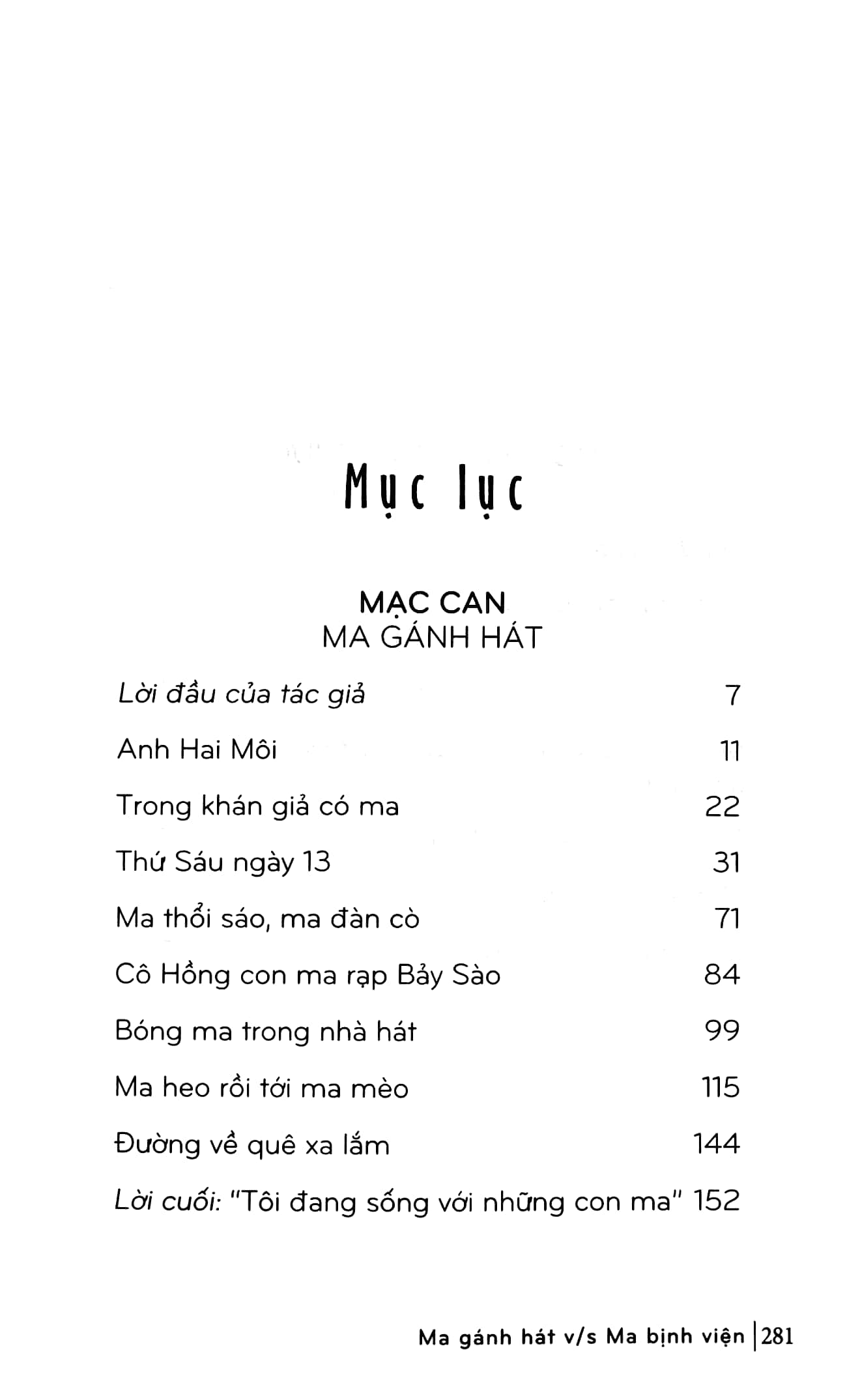 Fahasa - Ma Gánh Hát V/S Ma Bịnh Viện