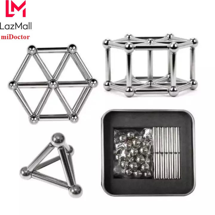 Đồ Chơi Nam Châm Xếp Hình, Đồ Chơi Xếp Hình Bằng Nam Châm - Hàng Chính Hãng Thương Hiệu miDoctor