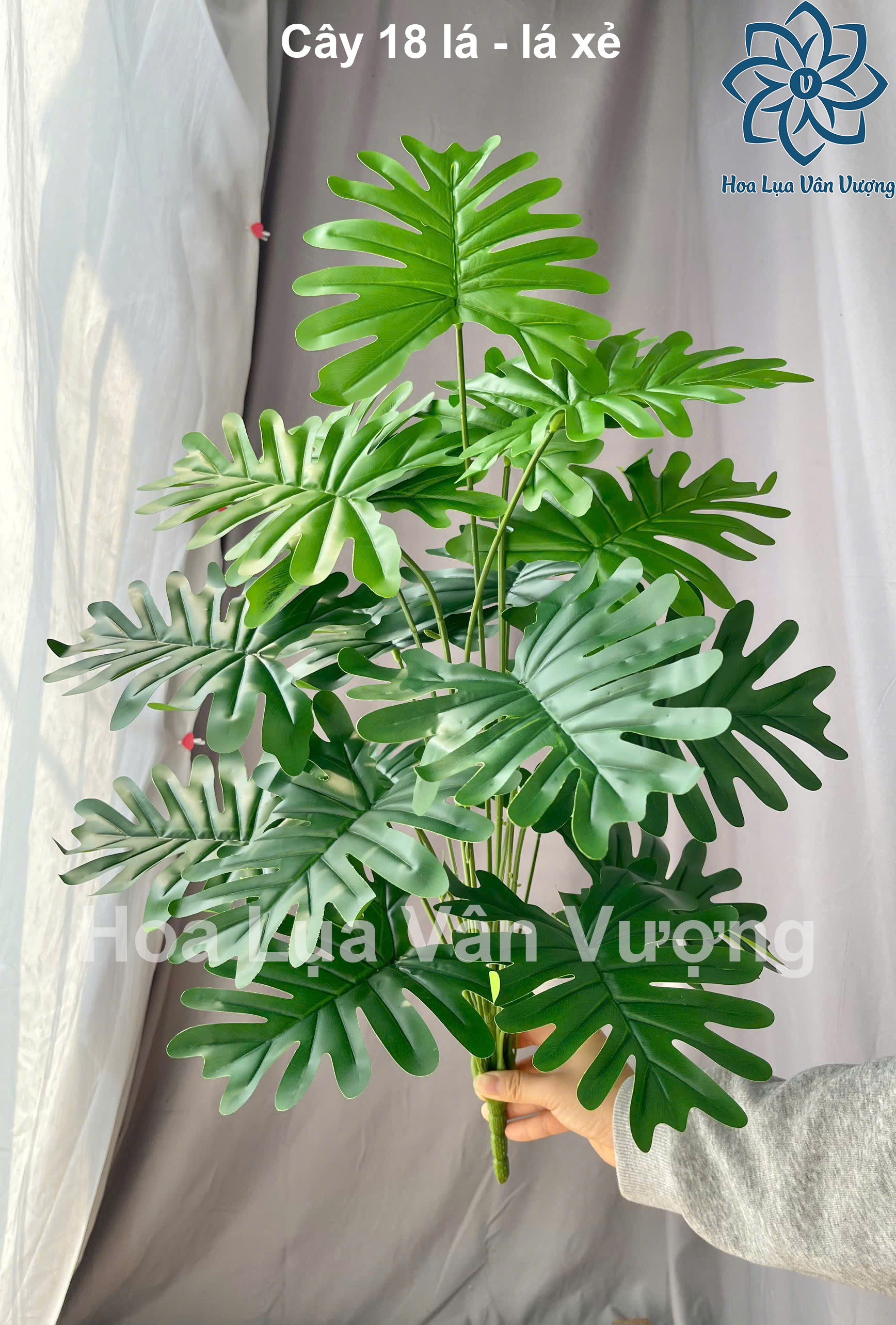 Cây Giả Cây 18 Lá Cỡ To 70Cm