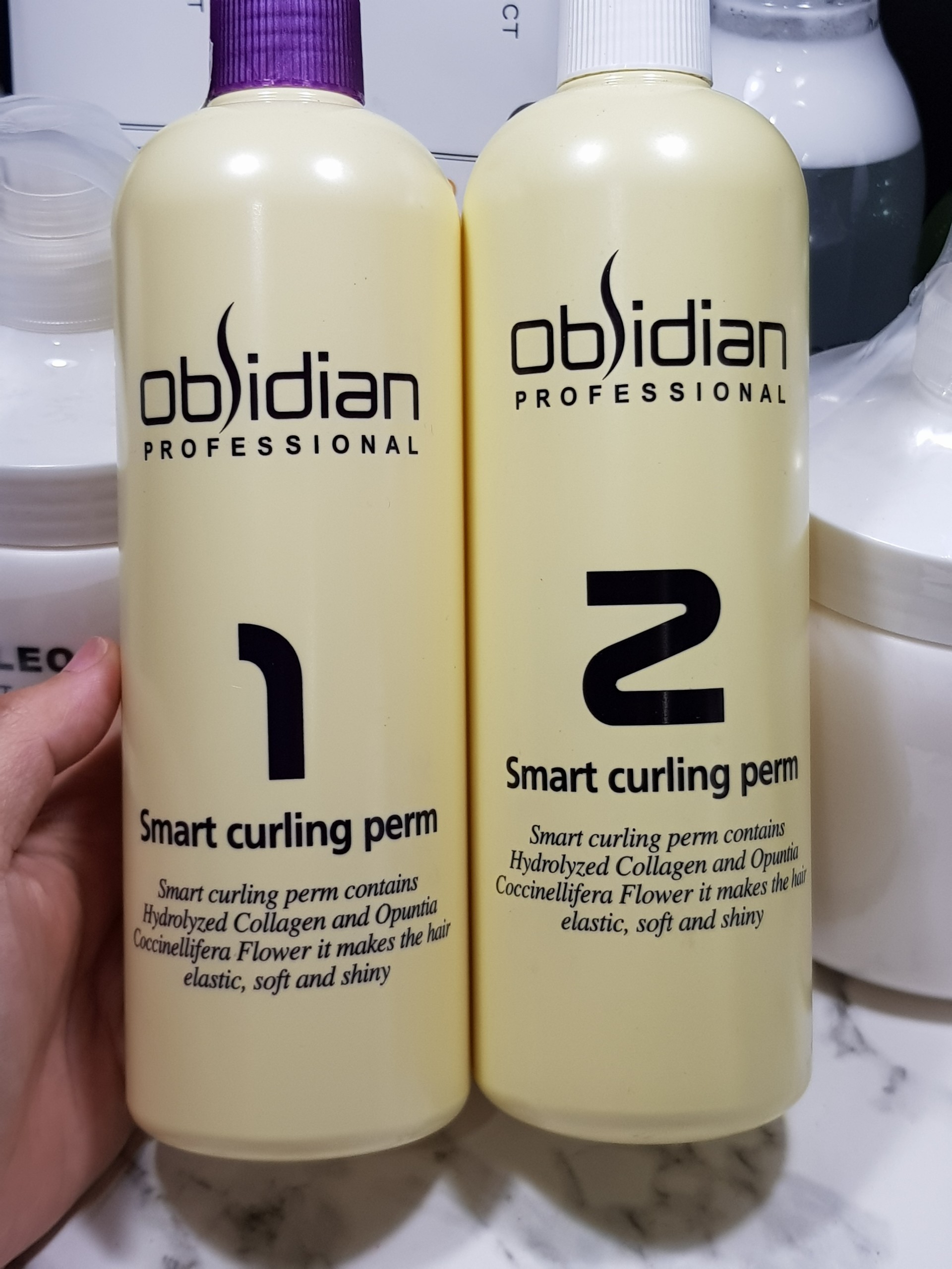 [HCM]Cặp Uốn Tóc 3D Obsidian Uốn Lạnh Và Uốn Nóng 500Ml