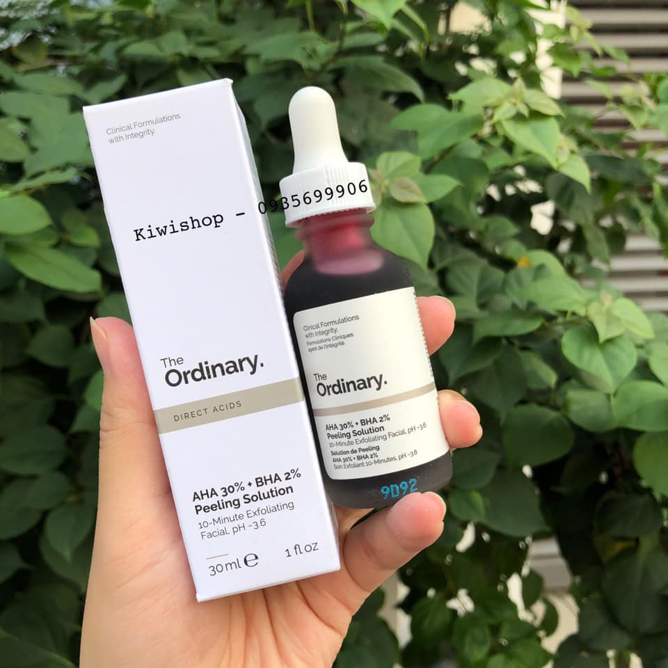 [HCM]Tẩy tế bào chết hoá học The Ordinary AHA 30% + BHA 2% Peeling Solution