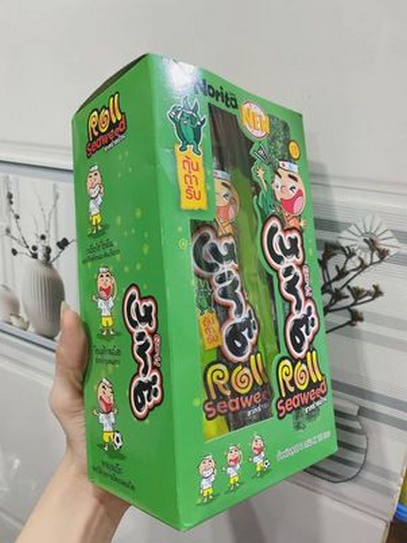 Rong biển cuộn tròn big roll thái lan 12 cây