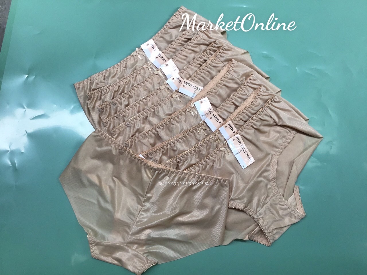 Combo 5 Quần Sịp Lót Nữ Không Lộ Viền Dáng Thể Thao Chất Vải Voal Thoáng Khí Không Gây Dị Ứng Mặc Hàng Ngày MarketOnline MR031 M-3XL
