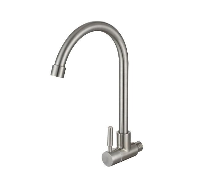 [HCM]Vòi rửa chén - bát lạnh gắn tường Inox 304