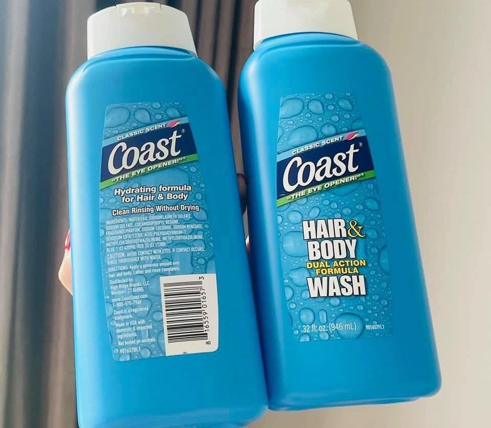 Sữa tắm gội Coast dành cho nam 946ml