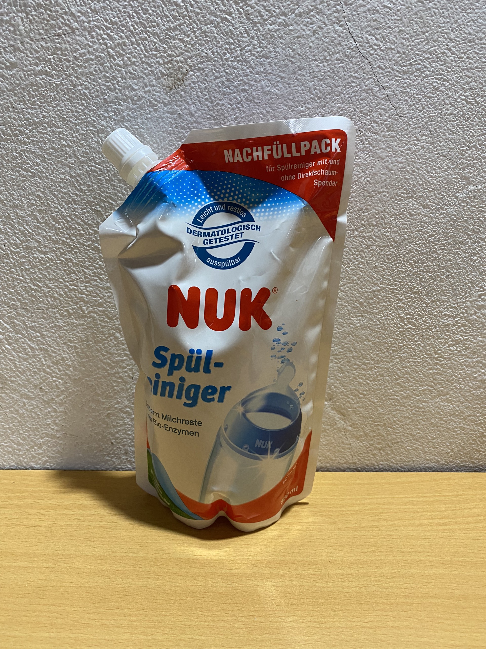 Nước rửa bình Nuk - 380ml - 500ml - Đức