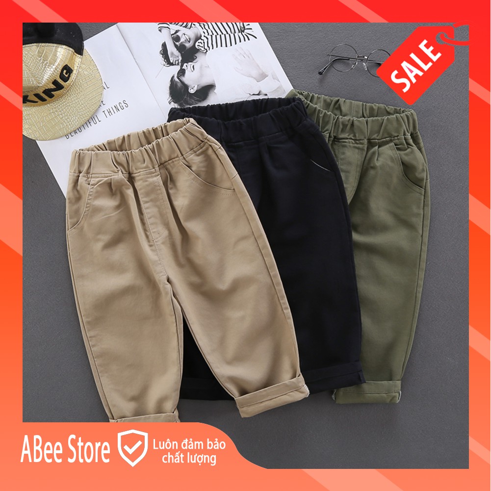 Quần dài kaki cho bé 8-22kg abee store qkk01