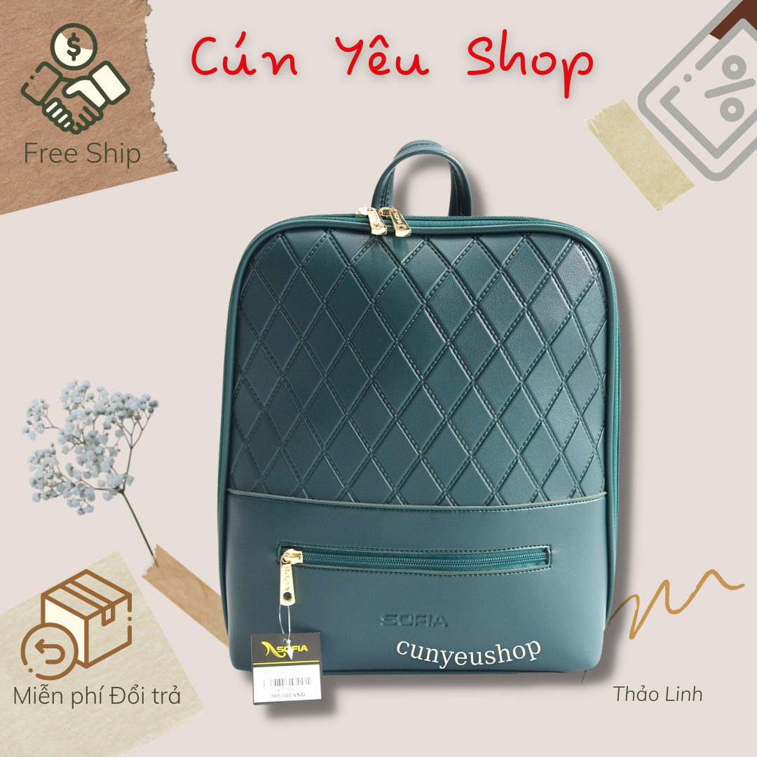 Balo SOFIA Cunyeushop đựng vừa A4 BA90