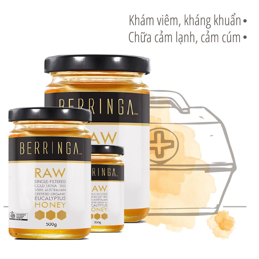 Mật ong BERRINGA RAW 500g