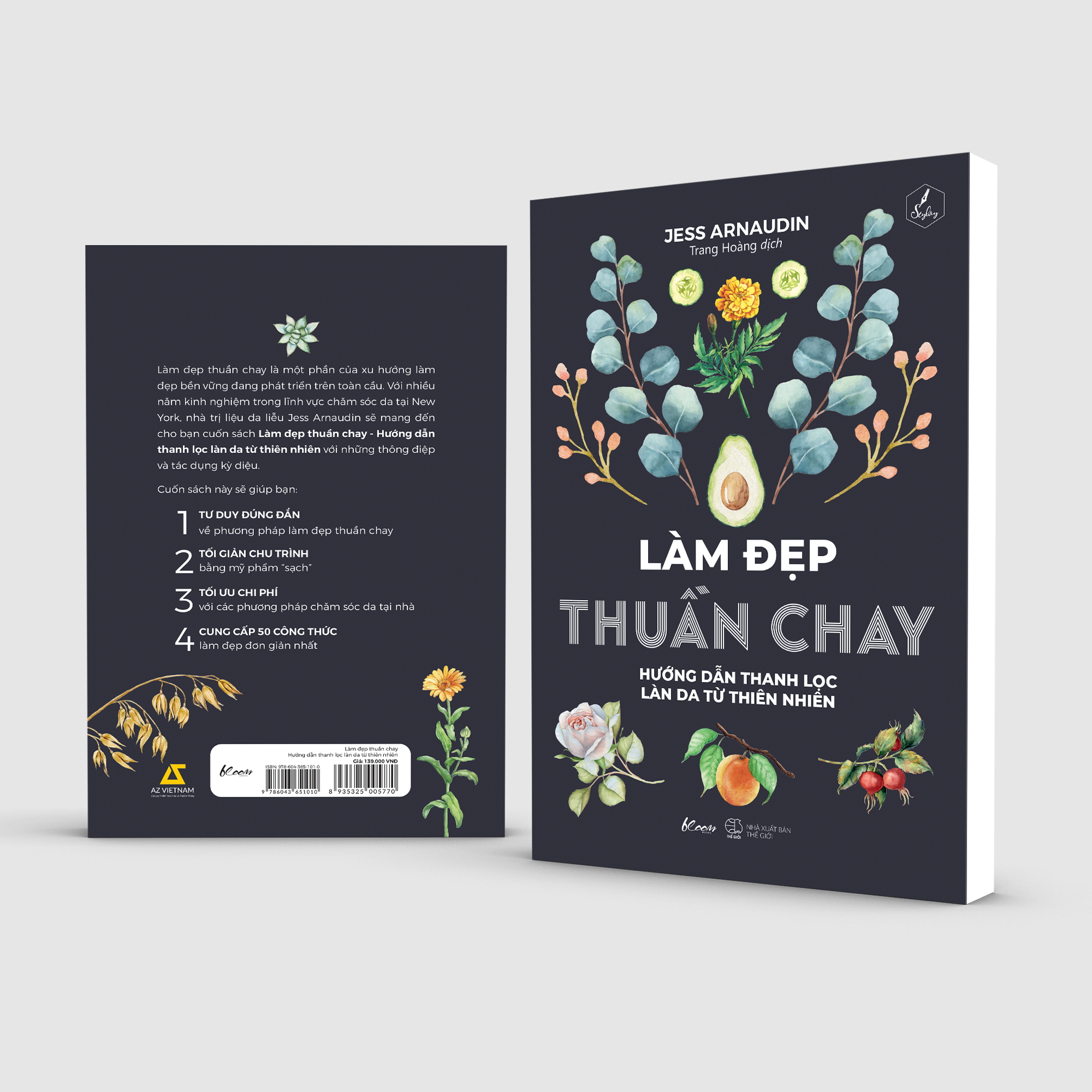Sách - làm đẹp thuần chay - jess arnaudin