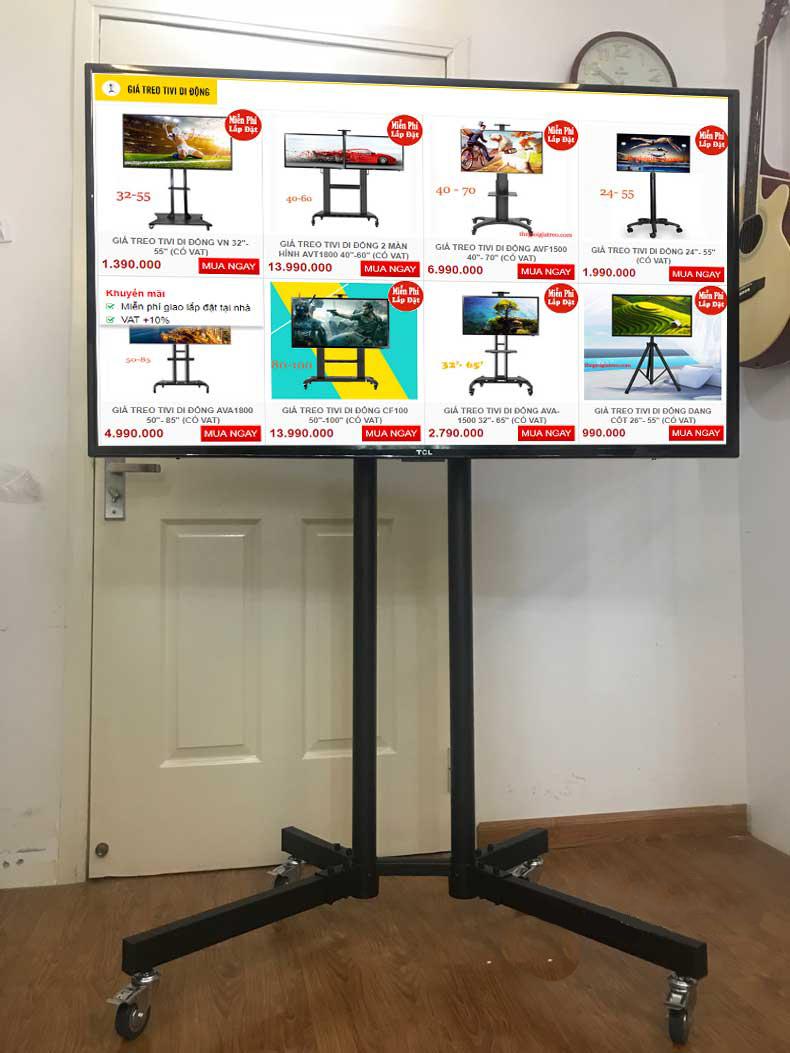 Giá treo tivi di động 55-75''