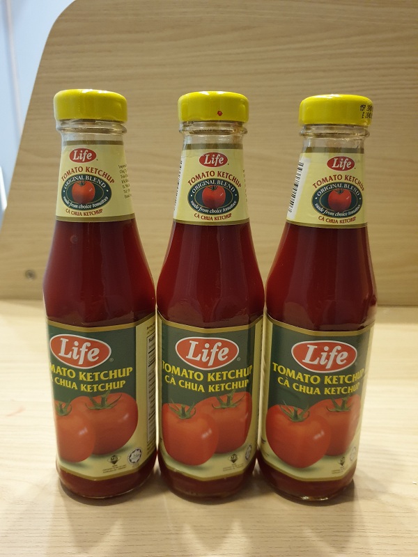 Combo 3 bottle sauce tomato ketchup brand life-bottle 330g