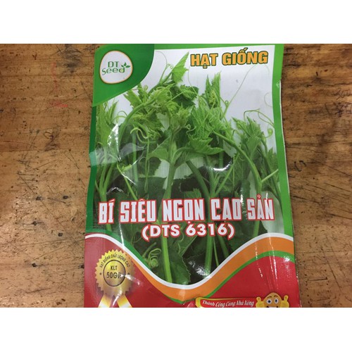 Hạt giống bí siêu ngọn 1kg- rau củ quả trồng tại vườn, sân thượng, nông trang, ban công
