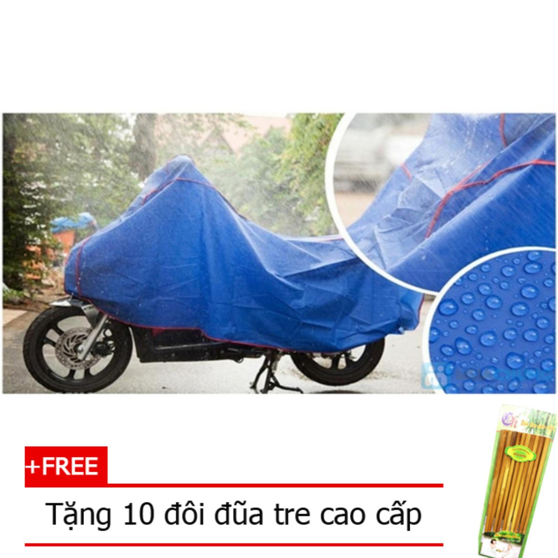 Áo trùm xe máy - Vải dày - cho xe dưới 300cc