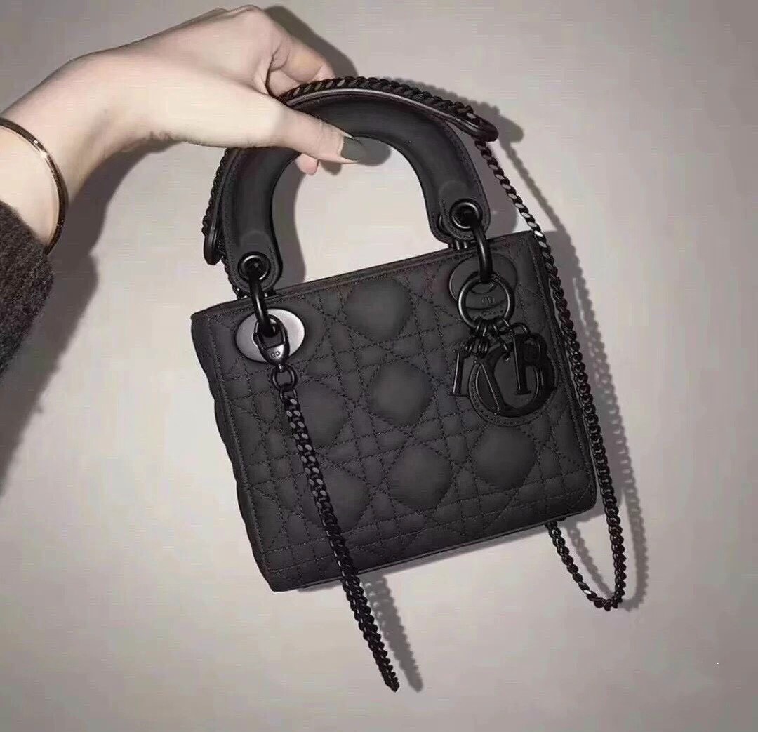 Túi xách nữ 3 Ô Khóa Đen sz 18