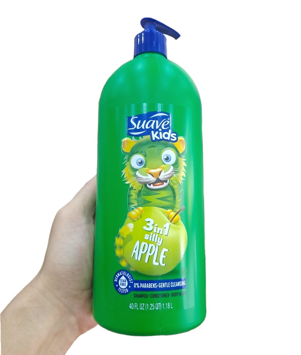 Sữa tắm - gội - xả cho bé suave kid 3 in 1 532ml