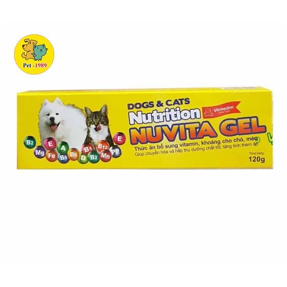 NUVITA GEL Vimedim Thức ăn bổ sung vitamin khoáng cho chó mèo