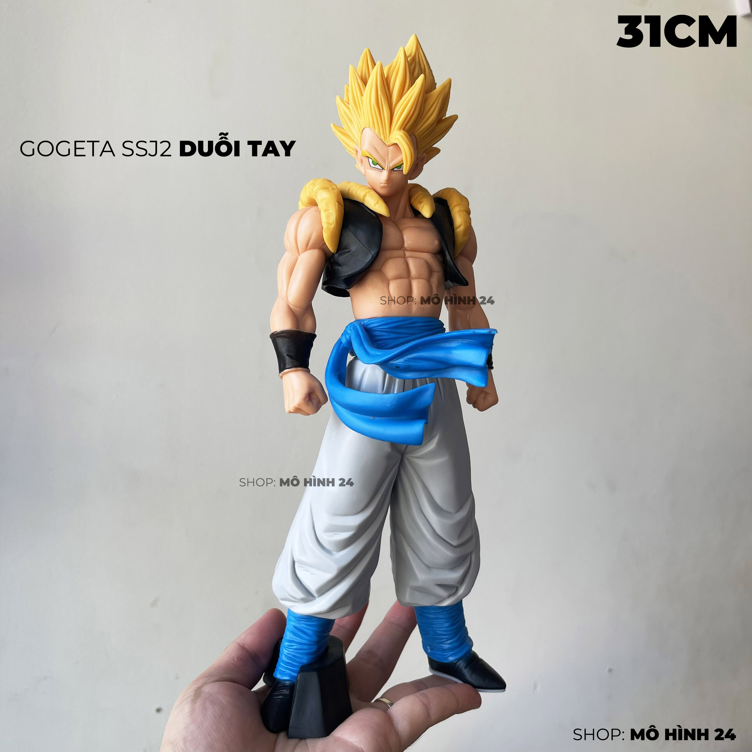 [RẺ VÔ ĐỊCH] MÔ HÌNH GOGETA ssj2 32cm SIÊU TO KHỔNG LỒ VEGETA X GOKU DRAGON BALL BẢY VIÊN NGỌC RỒNG ANIME FIGURE Super saiyan DRAGONBALL