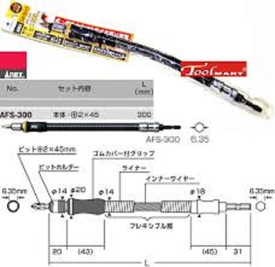 [HCM]Đầu chuyển vít Anex Nhật Bản AFS-300