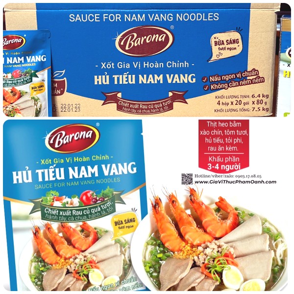 "Nam Vang" noodles complete seasoning sauce Barona