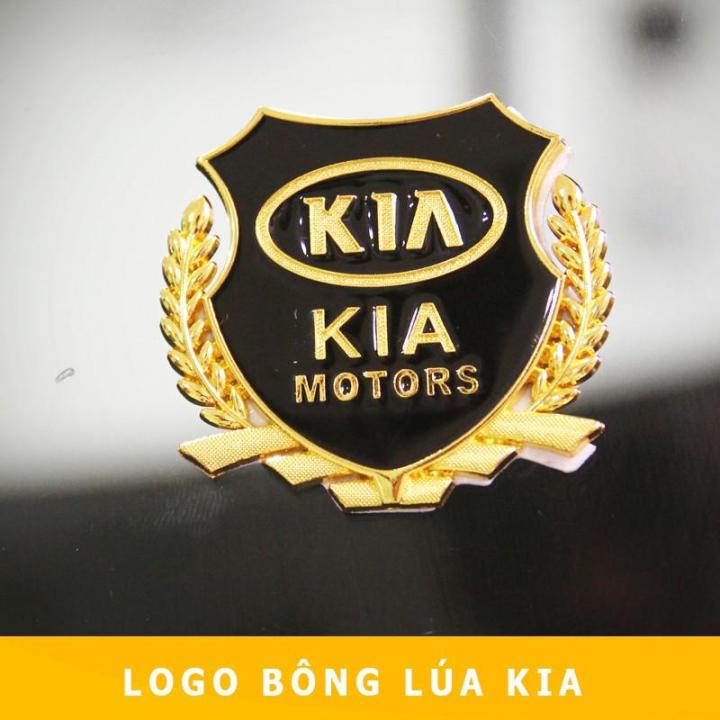 Bộ 02 Huy hiệu logo xe hơi KIA