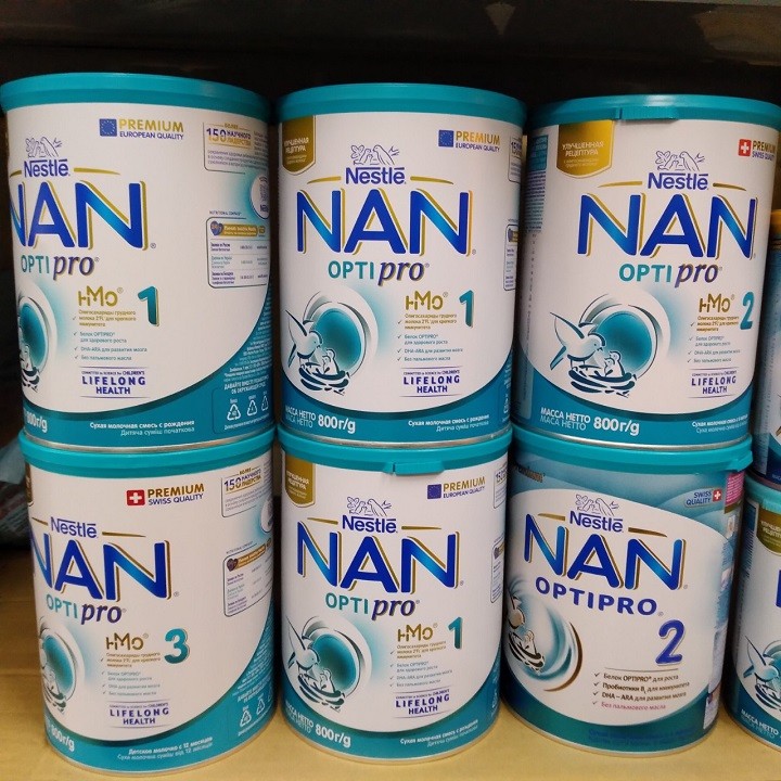 Sữa Nan Nga Đủ Số 1,2,3,4 800g DATE MỚI,MẪU MỚI