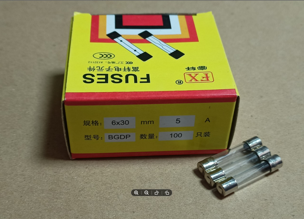 Cầu Chì 5A 250V 6x30mm (Hộp 100 chiếc)